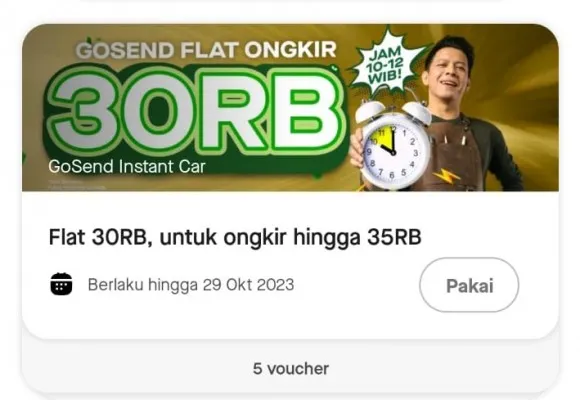 Promo Gojek