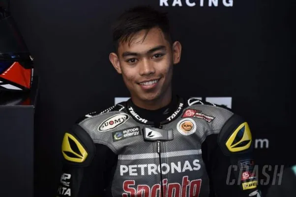 Adam Norrodin menggantikan Jake Dixon di Moto2 GP Silverstone. (foto/crash.net)