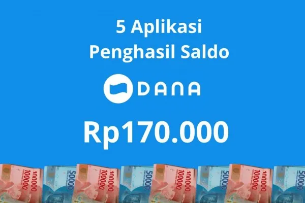 5 aplikasi penghasil saldo DANA gratis Rp170.000, terbukti membayar jelang Idul Adha. (Poskota/Audie Salsabila Hariyadi)