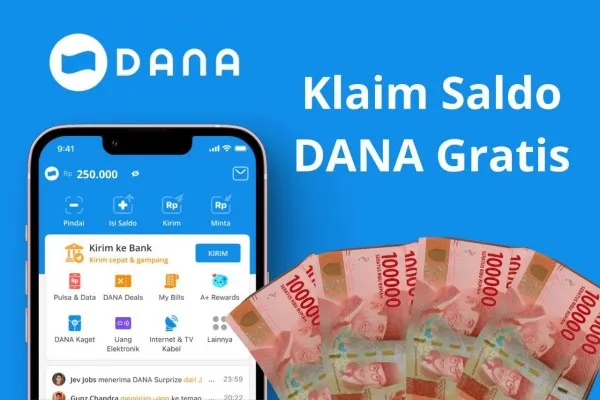 Aplikasi survei penghasil saldo DANA gratis hingga Rp300.000. (Poskota/Audie Salsabila Haiyadi)