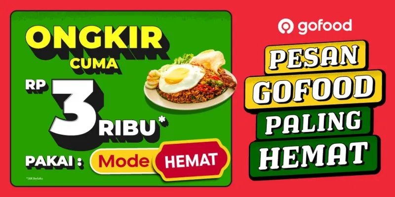 Promo Gojek khusus GoFood hari ini (Gojek)