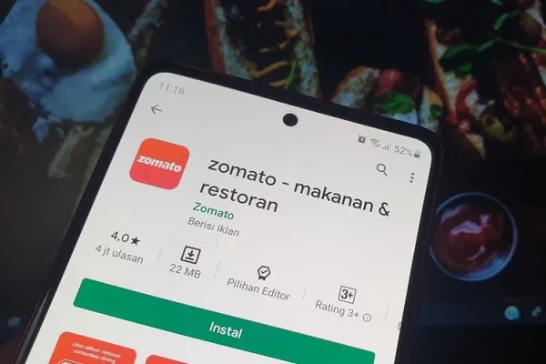 Zomato tutup layanan di Indonesia. Hal itu diumumkan Zomato dalam situs resminya. Foto: Ist.