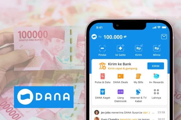 Cara klaim DANA Kaget Rp145.000 yang langsung cair ke dompet digital. (Sumber: Poskota/Audie Salsabila Hariyadi)