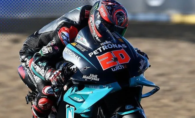 Fabio Quartararo jadi terdepan di kualifikasi GP Portugal (instagram.com/@petronasmotorsports)