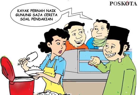 Obrolan Warteg: Kolaborasi Tak Bisa Ditawar Lagi. (Poskota/ Yudhi Himawan)