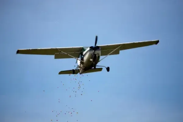 AS Turunkan Bantuan Makanan dan Air Minum ke Gaza Utara Lewat Jalur Udara (ist)