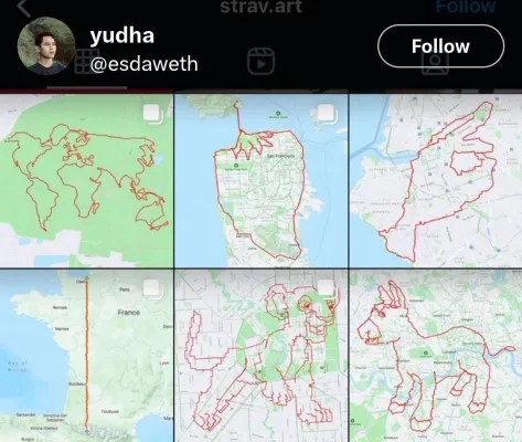 VIRAL Jasa ‘Joki Strava’ di Medsos X, Warganet: Harga Tergantung Gambar dan Kecepatan! (Foto:X/@esdaweth)