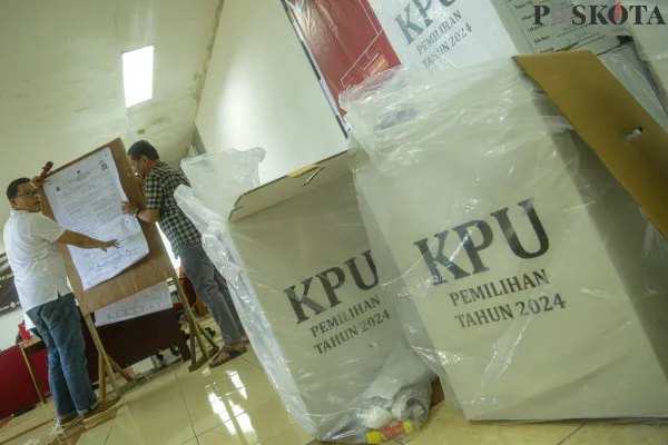 Rekapitulasi Penghitungan Suara Pilkada Jakarta 2024 di Kecamatan Johar Baru, Jakarta Pusat
