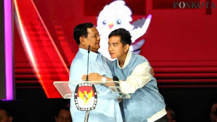 Paslon nomor urut 2, Prabowo Subianto-Gibrak Rakabuming Raka. (Poskota.co.id/Ahmad Tri Hawaari)