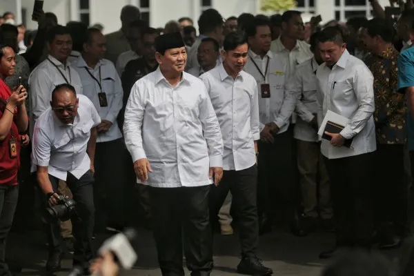 Presiden dan Wakil Presiden Terpilih Prabowo Subianto-Gibran Rakabuming Raka. (Foto: Poskota/Ahmad Tri Hawaari)