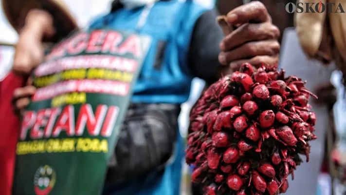 Kaum buruh, petani dan mahasiswa bakal turun ke jalan menolak Perppu Nomor 2 Tahun 2022 tentang Cipta Kerja.(Foto: Ahmad Trihawaari)