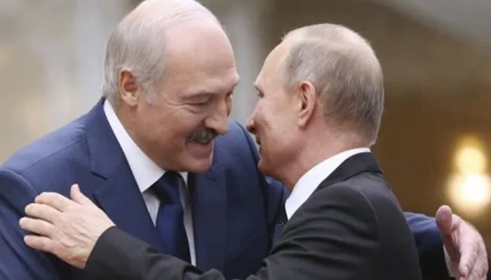 Alexander Lukashenko dan Vladimir Putin.