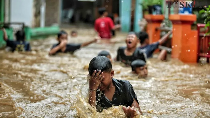 Banjir Jakarta. (dok.poskota)