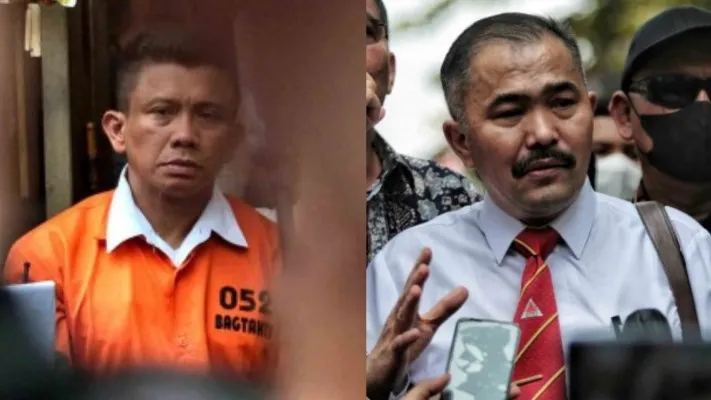 Kolase foto Ferdy Sambo dan Kamaruddin Simanjuntak (Foto: ist)