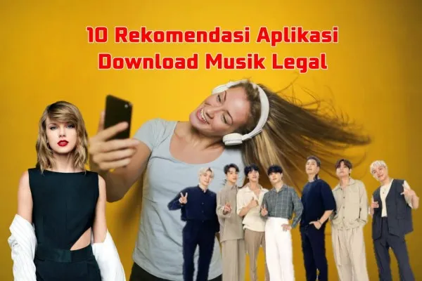 Penggemar berat KPop dan Taylor Swift dapat menggunakan rekomendasi 10 aplikasi download musik legal ini, dijamin full album dan tanpa iklan. (Poskota/B. J. C. Pietersz)