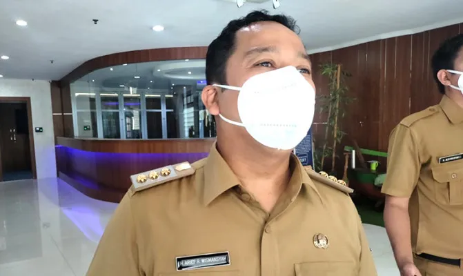 Walikota Tangerang Arief Wismansyah, lahan Selapajang hanya dapat bertahan selama hingga 2 hari saja.(Foto/Iqbal)