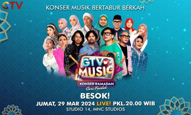 Foto: Long Weekend Penuh Faedah di GTV Love Music Bareng Gigi dan Opic. (Dok. GTV)