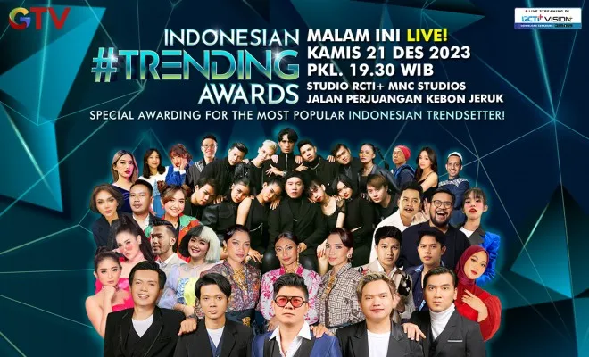 Foto: Indonesian Trending Awards 2023 digelar di Global TV. (Ist.)