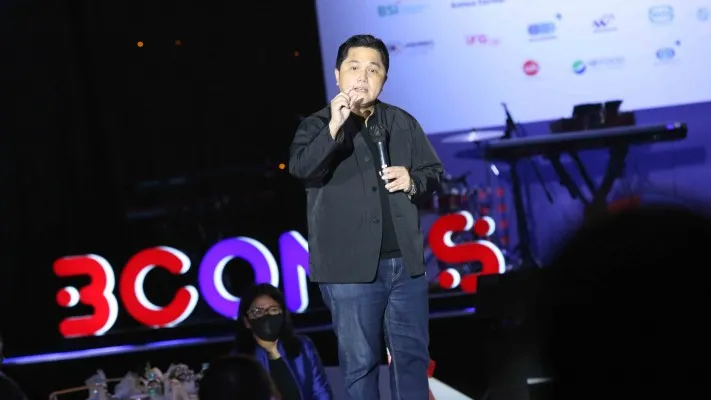 Menteri Badan Usaha Milik Negara (BUMN) Erick Thohir. Fernando Toga