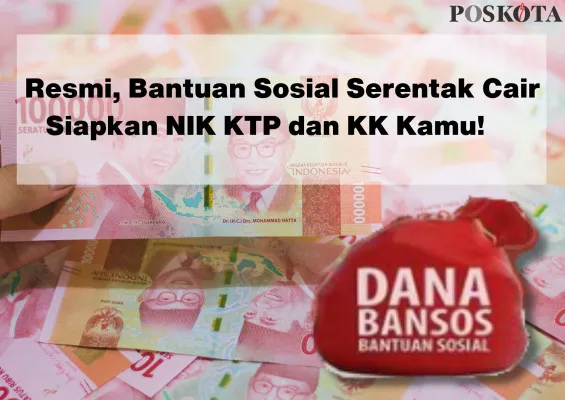 saldo dana bansos Rp2.400.000 akan diterima pemilik NIK KTP yang masuk daftar DTKS Kemensos untuk kategori ini. (Foto: Poskota/Adam Ganefin)