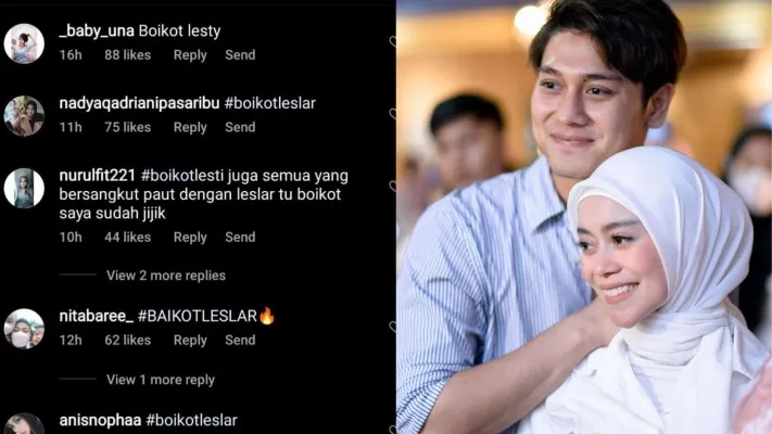 Netizen serbu instagram KPI gegara Lesti Kejora cabut laporan KDRT atas Rizky Billar (Foto: Instagram/kpipusat/lestikejora)