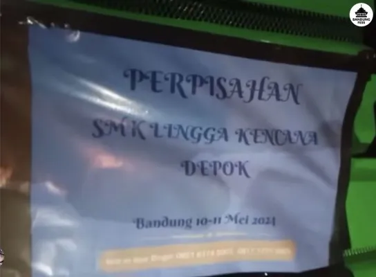 Korban selamat bus maut rombongan pelajar SMK Lingga Kencana Depok mengungkap detik-detik sebelum kecelakaan maut menimpa mereka di Ciater, Subang, Sabtu 11 Mei 2024.. (foto: X/Twitter/@JackGydanz)