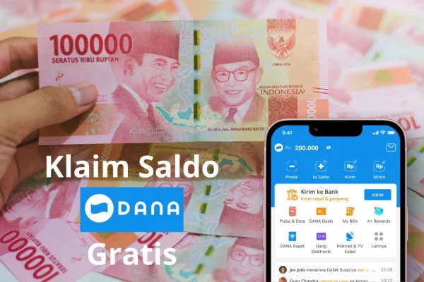 Aplikasi penghasil uang yang bisa mencairkan saldo DANA gratis Rp213.000. (Sumber: Poskota/Audie Salsabila)