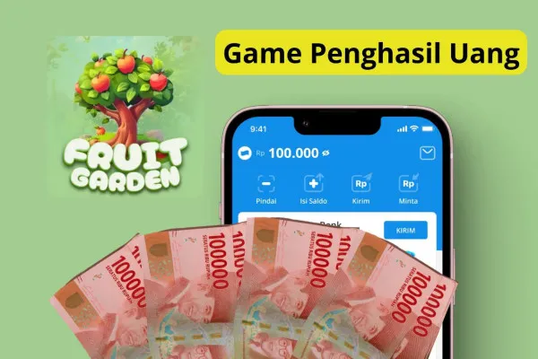 Cara klaim uang gratis Rp100.000 dari Fruit Garden. (Poskota/Audie Salsabila)