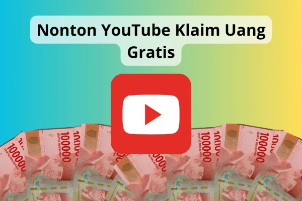 Cara klaim uang gratis Rp50.000 dari nonton YouTube. (Poskota/Audie Salsabila)