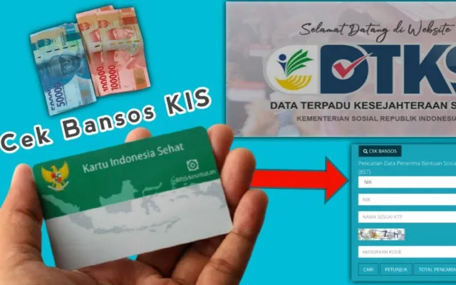 Ilustrasi cara cek bansos KIS lewat HP. (YouTube/SGG Channel)