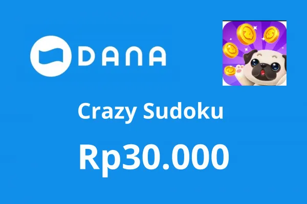 Crazy Sudoku, game yang bisa menghasilkan Rp30.000 tiap hari. (dok. Pribadi/Audie Salsabila Hariyadi)