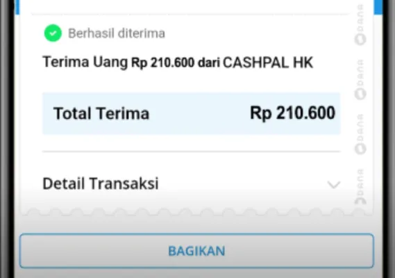 Aplikasi ini telah terbukti membayar penggunanya hingga Rp400.000 dan bahkan memungkinkan penarikan harian langsung ke e-wallet DANA. (screenshot/Youtube Kerah Kuning)