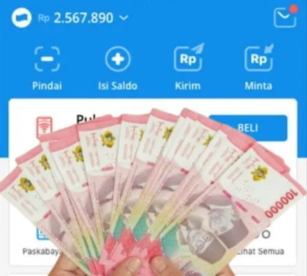 Cara mendapatkan saldo DANA gratis melalui link DANA Kaget (DANA)