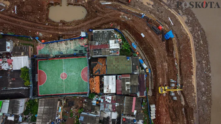 Musim Penghujan Tiba, Normalisasi Kali Ciliwung Di Rawajati Ditargetkan Rampung Akhir 2024
