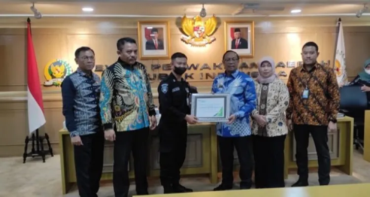 DPD RI Bersama BPJAMSOSTEK Gambir Sosialisasi Manfaat Program.(Ist)