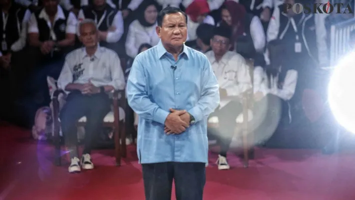 Foto: Capres nomor urut 02 Prabowo Subianto (Poskota/Ahmad Tri Hawaari)