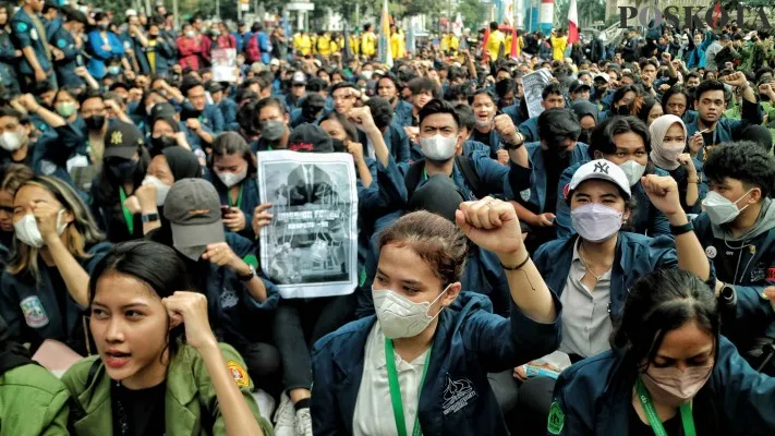 Jam berapa BEM UI akan menggelar demo di Gedung DPR RI Hari ini? Cek infonya.  Ahmad Tri Hawaari