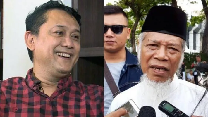 Kolase foto pegiat media sosial, Denny Siregar dan Mantan penasihat KPK, Abdullah Hehamahua. (ist/diolah dari google.com)