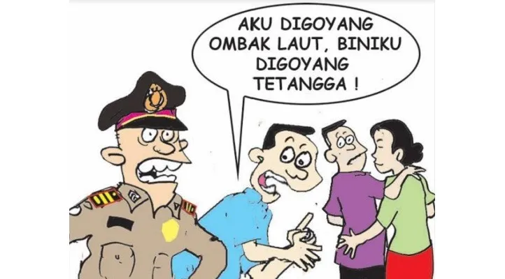 Ilustrasi Nah Ini Dia, edisi: Jika Takut Kesepian di Rumah Jangan Menikah Sama Pelaut. (Ilustrator: Ucha)