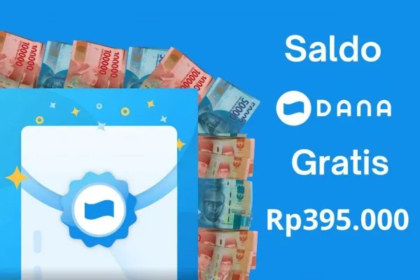 Dompet elektronik anda sudah terisi saldo DANA Kaget gratis sebesar Rp395.000, silahkan cek sekarang juga. (Poskota/Audie Salsabila Hariyadi)