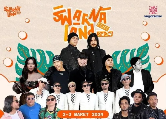 Swarna Land Fest 2024 Siap Dihelat di Padang Awal Maret 2024, Dimeriahkan Mahalini hingga Dewa 19 Ft Virzha (Instagram/@swarnalandfest)