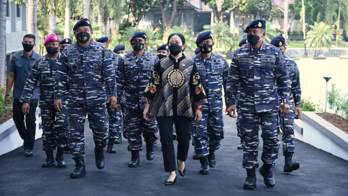 Ketua DPR, Puan Maharani saat di Seskoal. (foto: ist)