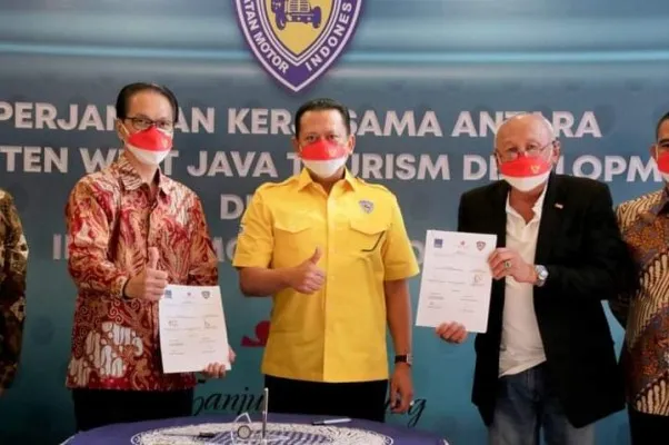 Bamsoer: IMI siap kembangkan Automotive Sport Tourism di Tanjung Lesung. (Foto/imi)