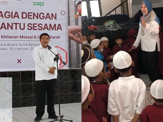 Komunitas Reader menggelar HUT ke-13 dengan kegiatan bakti sosial. Foto: Dok Komunitas Reader.