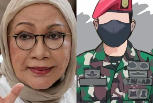 Ratna Sarumpaet bicara tentara pemimpin Indonesia. Foto: Kolase/Ist