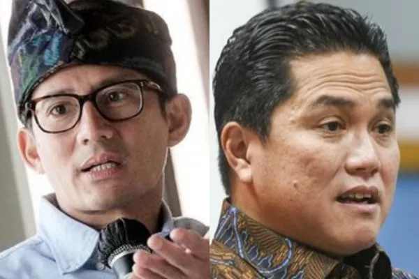 Sandi Uno dan Erick Thohir ditugasi Jokowi dekati PPP. Foto: Kolase/Ist.