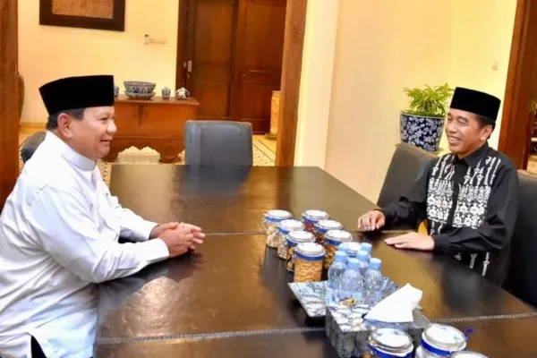 Prabowo temui Jokowi di Solo. Foto: Dok Ist.