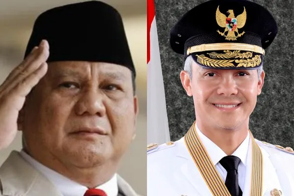 Apakah Prabowo akan jadi cawapres Ganjar? Foto: Kolase/Ist.