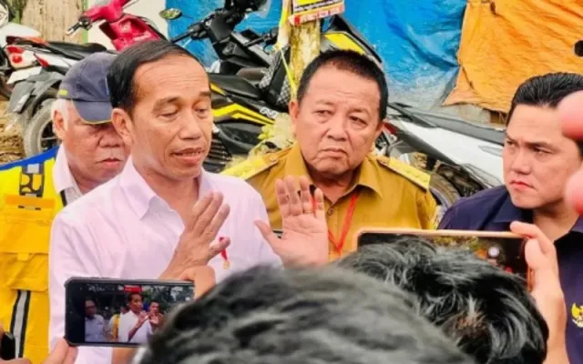 Jokowi nampak mengkritik keras Gubernur Lampung. Foto: Dok Basuki PUPR.