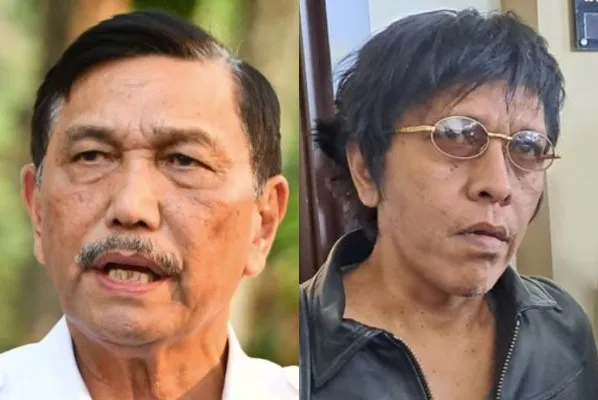 Luhut terlibat pertengkaran dengan Adian Napitupulu. Foto: Kolase/Ist.